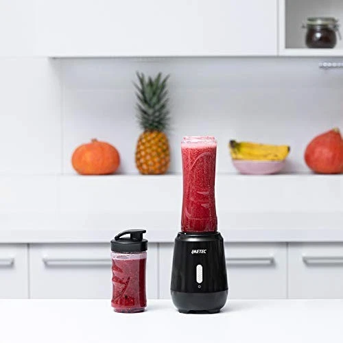 Imetec Personal e Sport Blender PB 100 Mini Frullatore con 2 Bottiglie (600 e 30 - Immagine 3 di 4