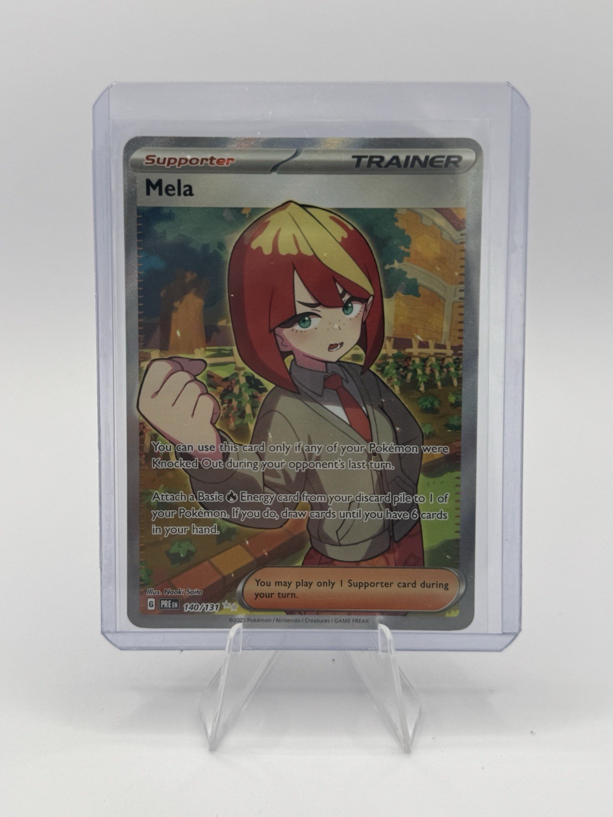 Mela 2025 Scarlet & Violet: Prismatic Evolutions #140/131 Ultra Rare (Full Art) Price Guide - Sports Card Investor Mela 2025 Scarlet & Violet: Prismatic Evolutions #140/131 Ultra Rare (Full Art) Price Guide - Sports Card Investor