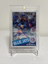 2020 Topps Silver Pack 1985 Chrome Auto Bo Bichette #85C-41 /199 (AU, RC)