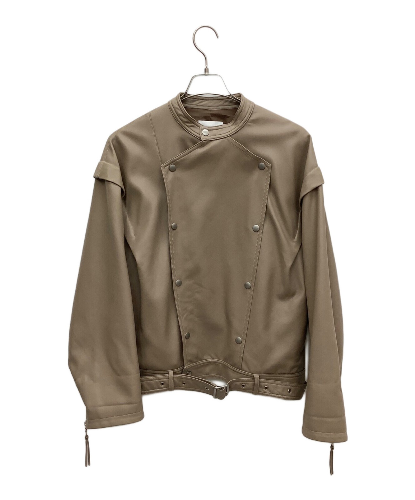 Ameri faux leather jacket F beige Ext+++ - image 1