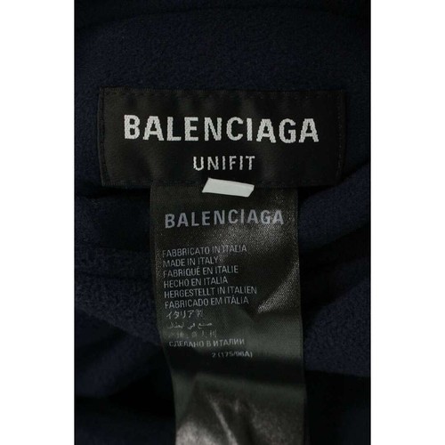 Balenciaga 22AW TMQ04 Fleece Reversible Batting Jacket Blouson Men's 2 Used 59b3 - Picture 6 of 6
