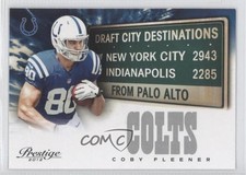 2012 Playoff Prestige Draft City Destinations Coby Fleener #16 0m8