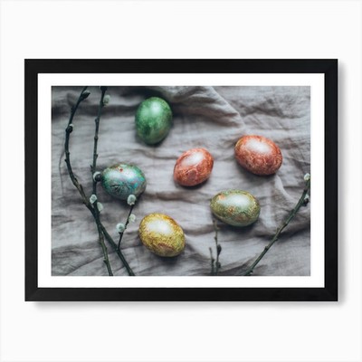Ostereier 534 Kunstdruck gerahmt Wandbild Poster Leinwanddruck Bild