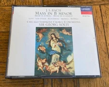 Bach: Mass in B Minor - Chicago Symphony Chorus Sir Georg Solti (2 CD Set, 1991)