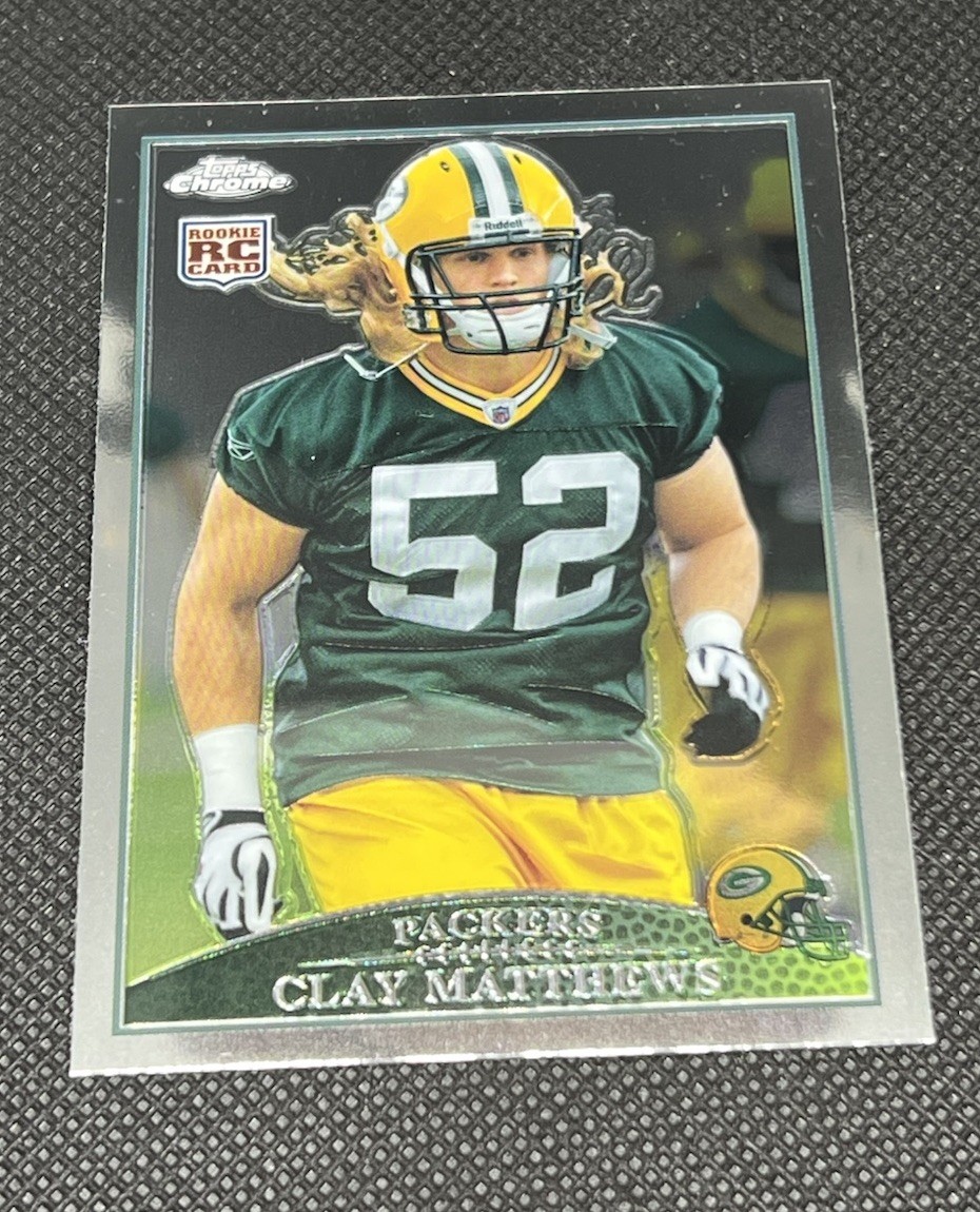 2009 Topps Chrome #TC133 Clay Matthews Rookie RC Green Bay Packers Football