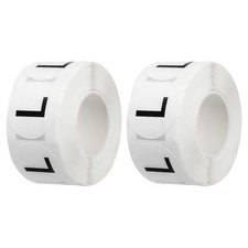 1000 Pcs Clothing Size Stickers Labels Rolls Round Stickers (L)