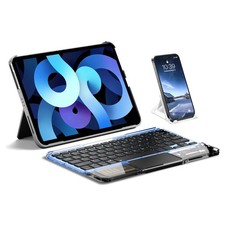 Ultra-Slim Bluetooth Keyboard with Touchpad, Wireless RGB Backlit, Portable R...