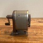 Berol Giant APSCO Metal Hand Crank Pencil Sharpener Desktop Mount — photo 3