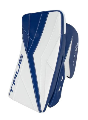 True Catalyst 7X3 Senior Goalie Blocker - White, White/ Red, Black