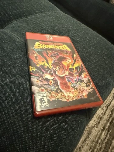 Donkey Kong Bananza Nintendo Switch 2 E10+ Everyone 10 Plus Game Cartridge
