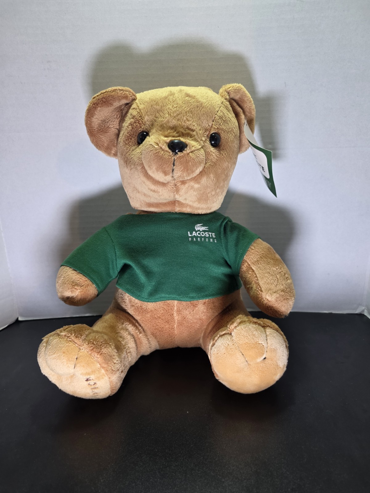 Lacoste Plush Teddy Bear Advertising Perfume Brown Parfum Limited Edition 14"