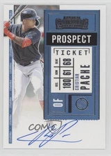 2020 Panini Contenders Prospect Ticket Cristian Pache #PT-CP Auto v5j