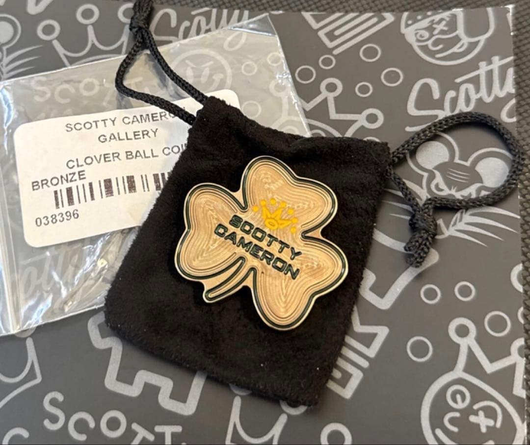 Scotty Cameron Lucky Clover Metal Ball Marker Bronze Color | eBay