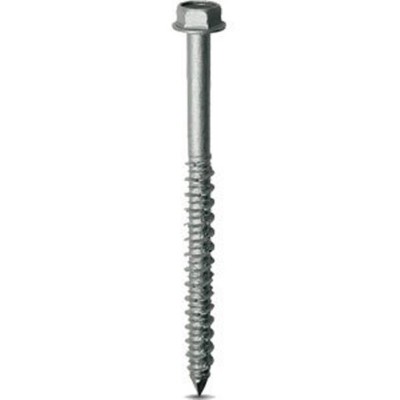 100 Pack 1//4 x 3-3//4/" Hex Head Stainless Steel Concrete Screw Tapcon