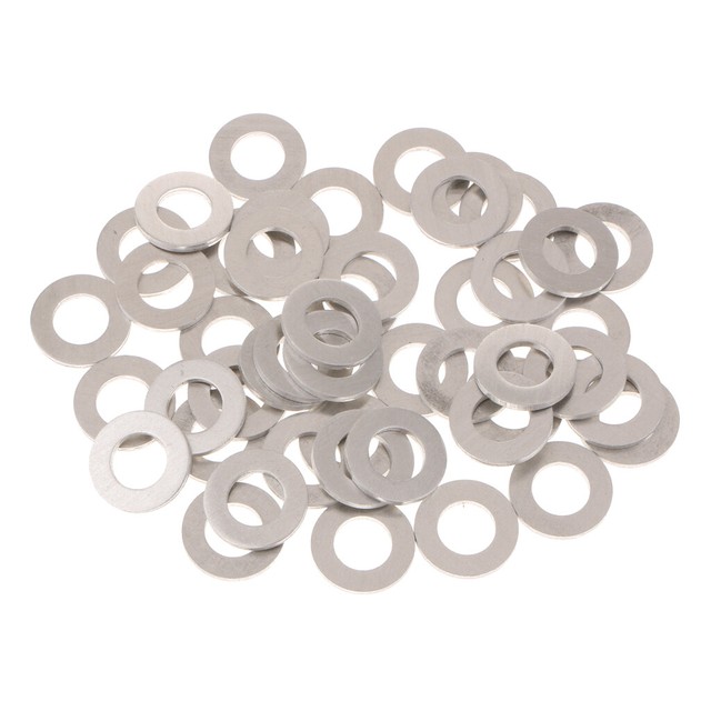 50x Engine M12 Oil Drain Plug Crush Washers Gaskets Aluminum Alloy for