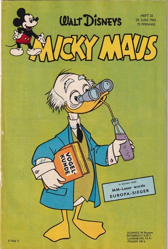 Micky Maus 26 / 1963 original Ehapa