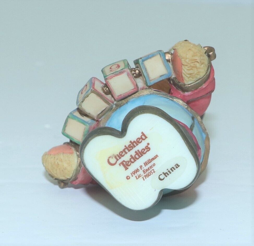 CHERISHED TEDDIES CHRISTMAS ORNAMENT TOY SOLDIER 1996 COA NIB 176052 - Picture 6 of 7