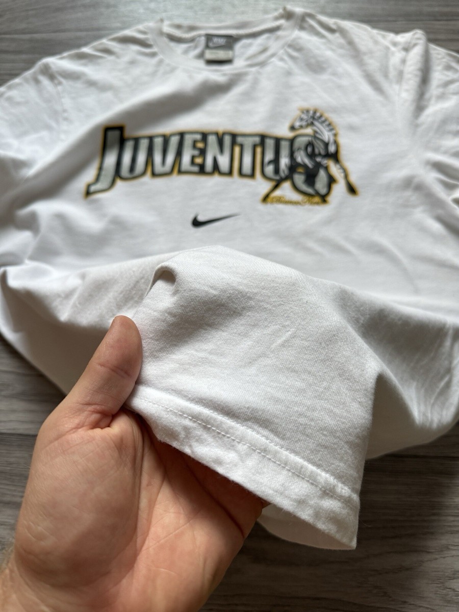 2008-09 Juventus Nike Graphic Tee Zebra Merchandise Size Large | eBay