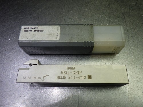 Iscar .157-.187" Grooving Lathe Tool Holder 1"x1" Shank HELIR 25.4-4T12 (LOC1851