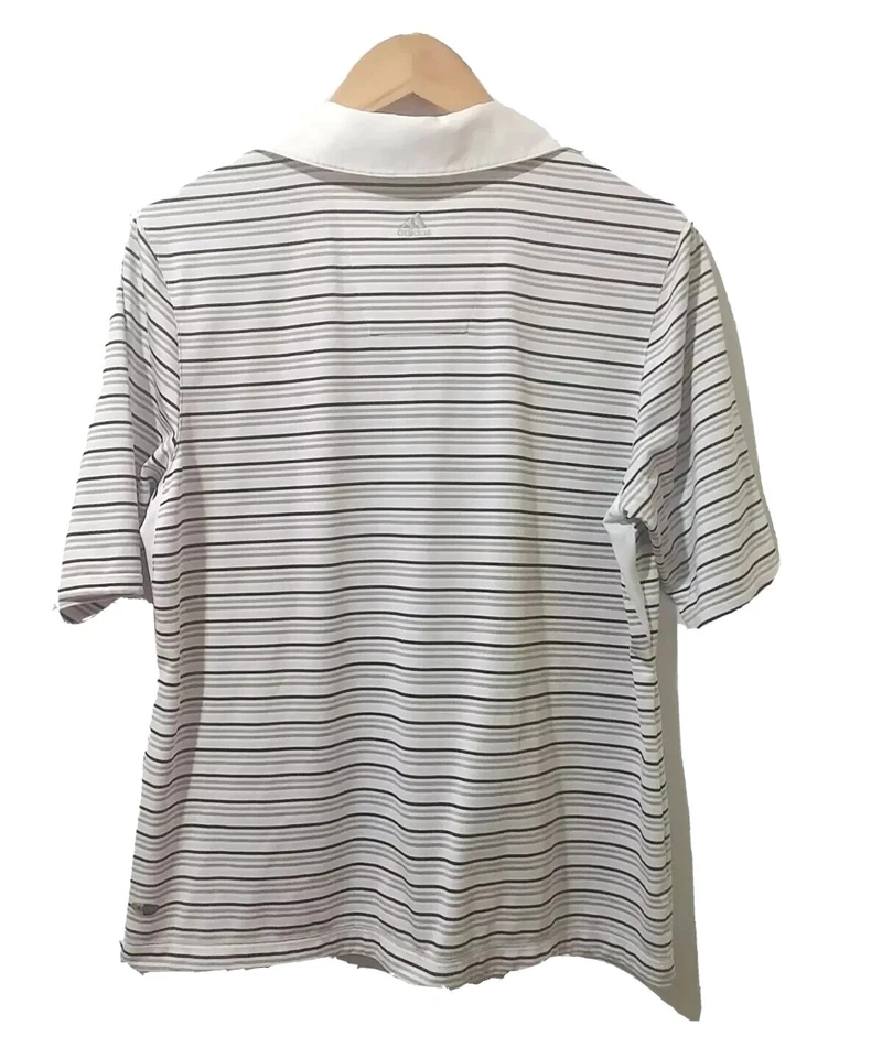 Adidas Climacool Топ женщин L синяя полоса коротким рукавом Athletic пуловер - Изображение 2 из 4