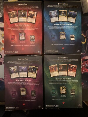 MTG Magic The Gathering 2018 Commander Set - All 4 Decks
