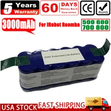 ✅3000MAH 14.4V BATTERY FOR IROBOT ROOMBA 500 600 700 800 595 620 630 650 660 780
