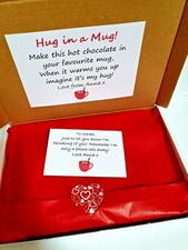 Hot chocolate letterbox gift - Hug In A Mug Gift Mini Hamper -Friend / Get well