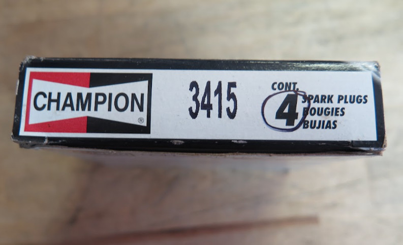 Champions 3415 Spark Plugs 4 PCS O6-B-3