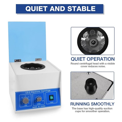 Electric Benchtop Centrifuge 2770xg 4000RPM 50mlx8 Capacity Centrifuge. - Picture 19 of 22