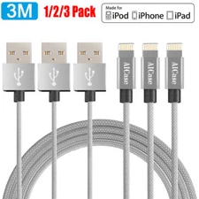 Braided Fast Charger USB to iPhone Charging Cable for iPhone 14 13 12 11 Pro Max