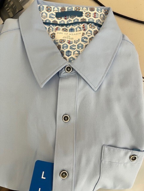 Мужская рубашка на пуговицах с коротким рукавом Age of Wisdom