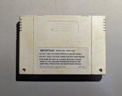 F-Zero SNES Super Nintendo PAL - Picture 2 of 2