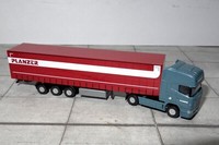 Herpa 066860 - Spur N - Scania R Tl Gardinenplanenauflieger - Spedition Planzer
