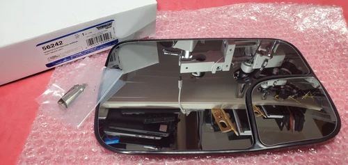 Dorman 56242 Non-Heated Plastic Backed Mirror Left For 05-09 1500 2500 3500 NEW.