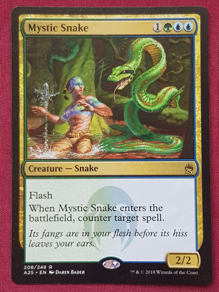 神秘の蛇/Mystic Snake Foil 英語 4枚 MTG 神秘の蛇｜カードギャラリー｜マジック：ザ・ギャザリング 日本公式