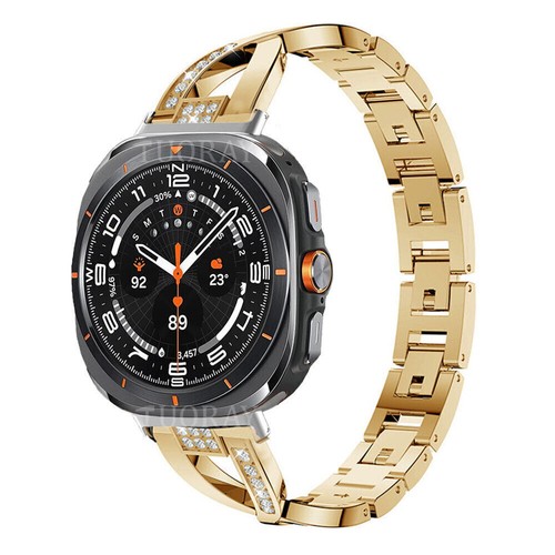 Bling Metal Stainless Steel Watch Band Strap For Samsung Galaxy Watch Ultra 47mm - Picture 74 of 104