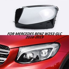 Fit For Mercedes Benz W253 GLC 2016-2019 Headlight Lens Cover Transparent Left