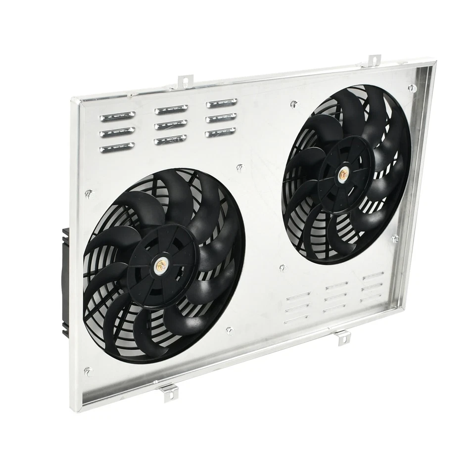 Para Chevy 1970-1981 Camaro/1978-1987 Monte Carlo 3 filas radiador + ventilador de cubierta + relé Foto 3 de 4