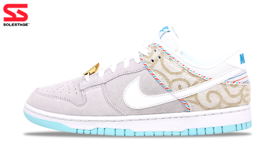 Size 8 - Nike Dunk SE Low Barber Shop - Grey for sale online | eBay