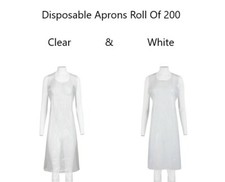 ~ Roll of 200 Aprons Plastic Apron Polythene Aprons Roll 200 ~