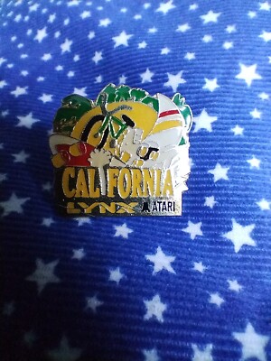Vintage 1991 California Games Atari Lynx Badge (177)