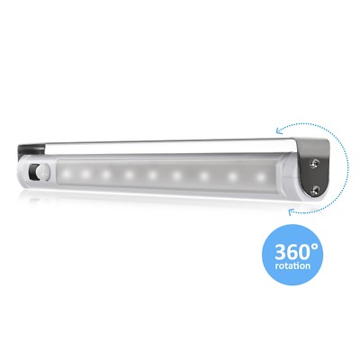 Maclean Lampade LED Sotto Armadio 245 Lineare | Set Da 2 Moduli Con Telecomando E Alimentatore - 2