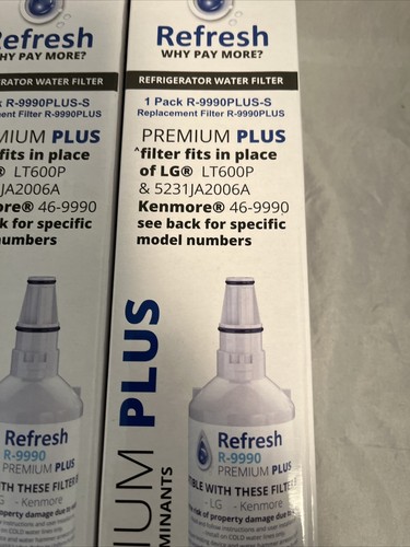 Refresh Replacement Water Filter - Fits LG Refresh R-9990 Refrigerators (3 Pack) - Picture 2 of 3