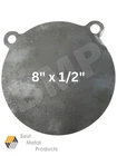 (1) AR500 Steel Gong Shooting Target 1/2" - 8" Round - 2-Hole 0200132