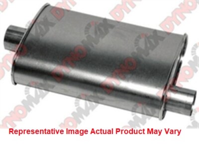 Dynomax Performance Thrush Turbo Muffler 4.25'' x 9.75'' 2.5'' ID-OD Offset Center