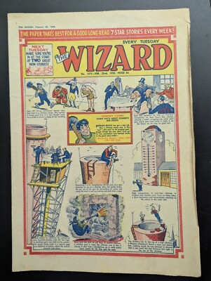Wizard Comic No 1671, February 22nd 1958, D.C. Thomson, Birthday Issue