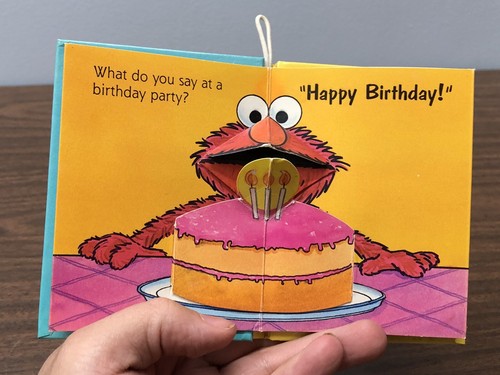 RARE - Sesame Street Little Pop Up Book - What Do You Say? - Rick Wetzel Muppets - Picture 6 of 13