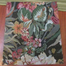 Flower Fabric Cover 4 x 6 Slip-in Photo Album Holds 160 - fold out dbl sided