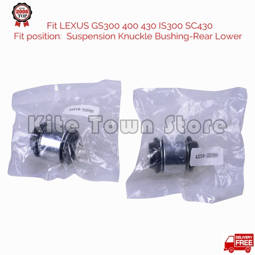 Rear Lower Suspension Knuckle Bushing PAIR For LEXUS GS300 400 430