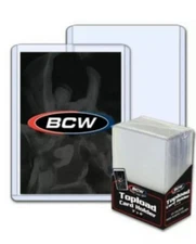 BCW Hard Plastic Baseball Trading Card Topload Holders standard 59 79 138pt 360+